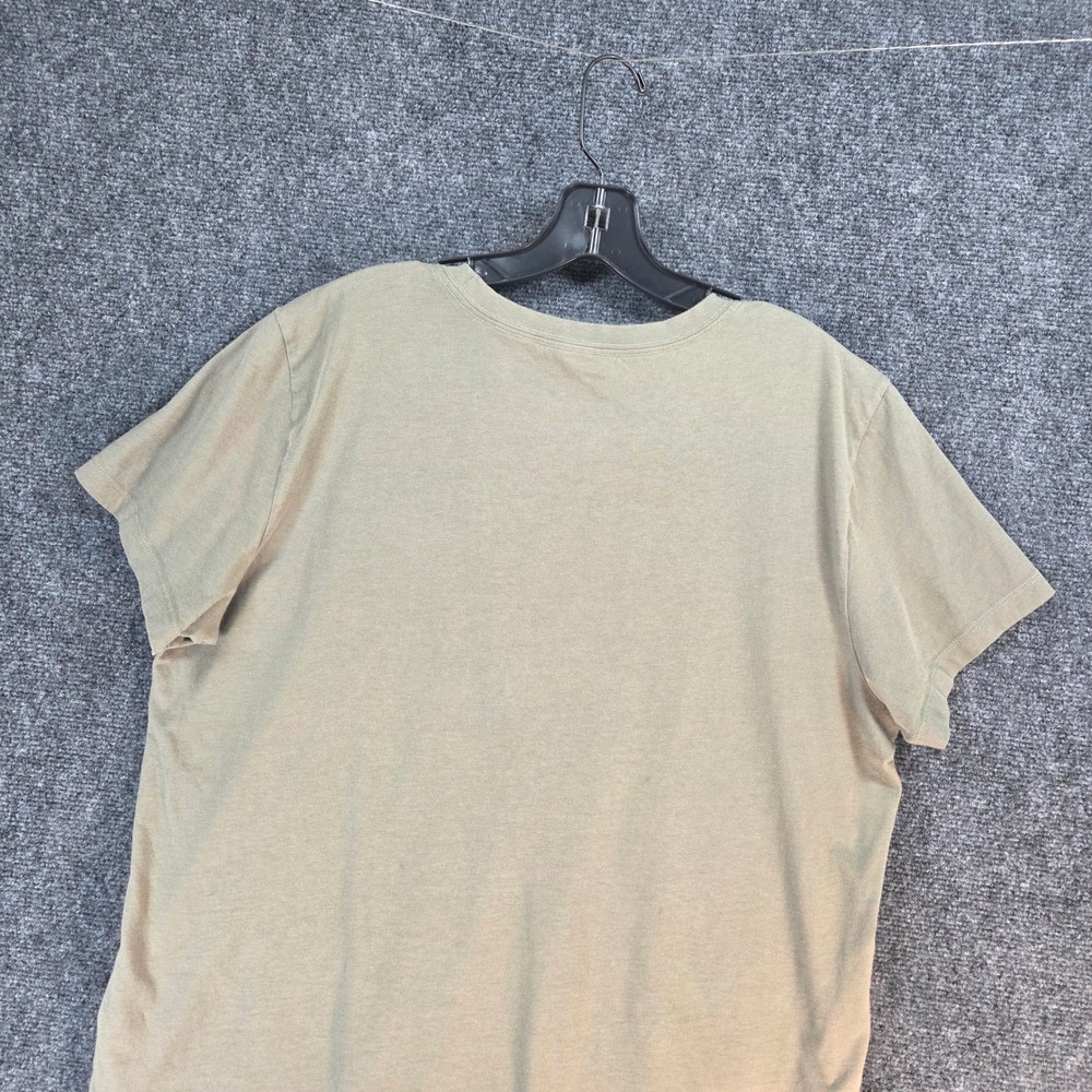 Life Is Good Read More Worry Less Graphic Tee Womens XL Olive Green Cotton - Picture 9 of 11